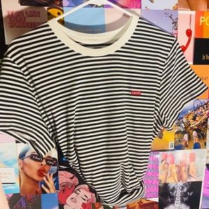 Levi Short Sleeve Baby Rib Tee.